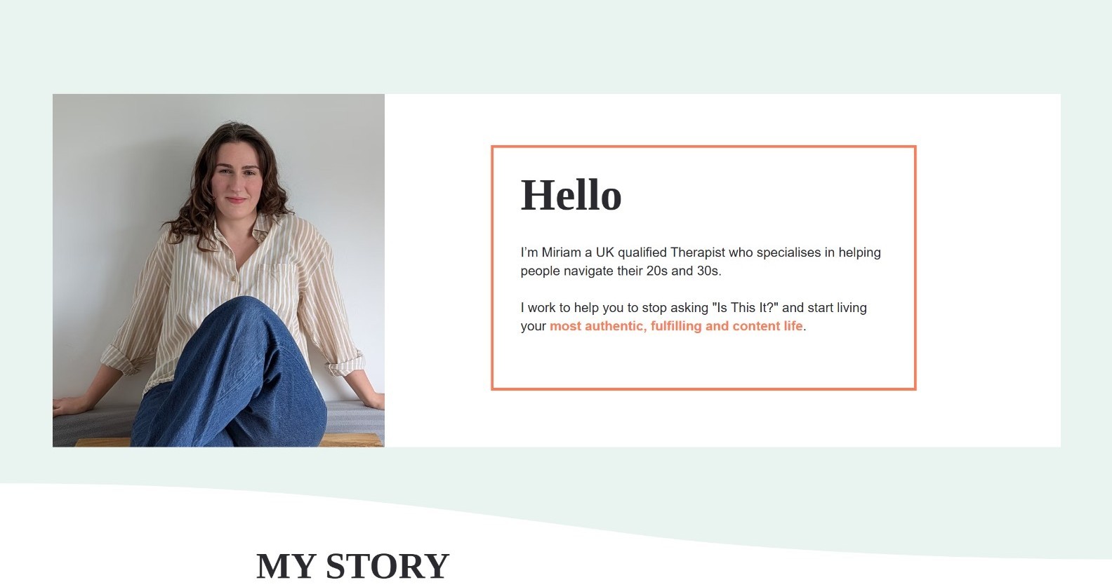 Old site screenshot 1